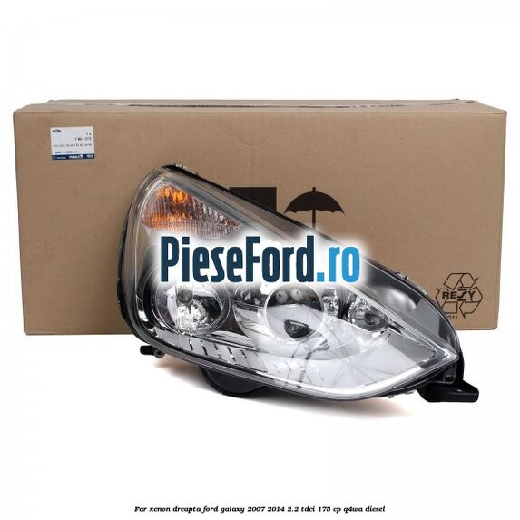 Far xenon dreapta Ford Galaxy 2007-2014 2.2 TDCi 175 cp Far xenon dreapta Ford Galaxy 2007-2014 2.2 TDCi 175 cp Q4WA diesel