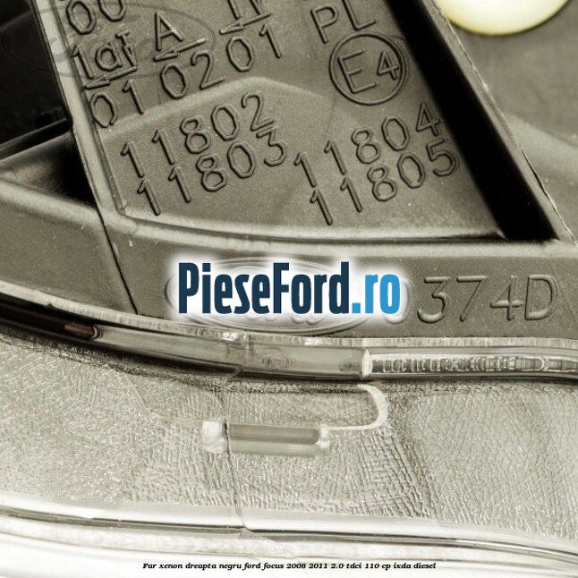 Far Xenon dreapta negru Ford Focus 2008-2011 2.0 TDCi 110 cp IXDA diesel