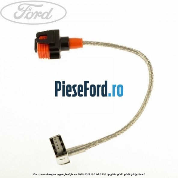 Far Xenon dreapta negru Ford Focus 2008-2011 2.0 TDCi 136 cp G6DA, G6DB, G6DD, G6DG diesel