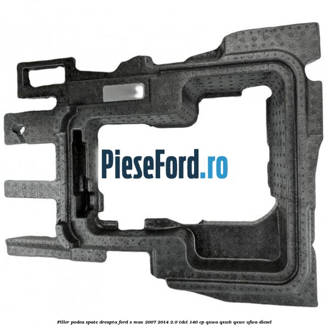 Filler podea spate dreapta Ford S-Max 2007-2014 2.0 TDCi 140 cp QXWA, QXWB, QXWC, UFWA diesel