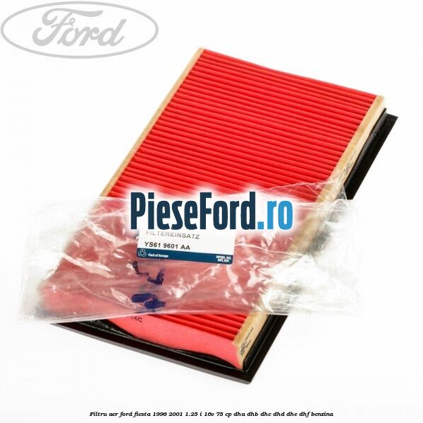 Filtru aer Ford Fiesta 1996-2001 1.25 i 16V 75 cp DHA, DHB, DHC, DHD, DHE, DHF benzina