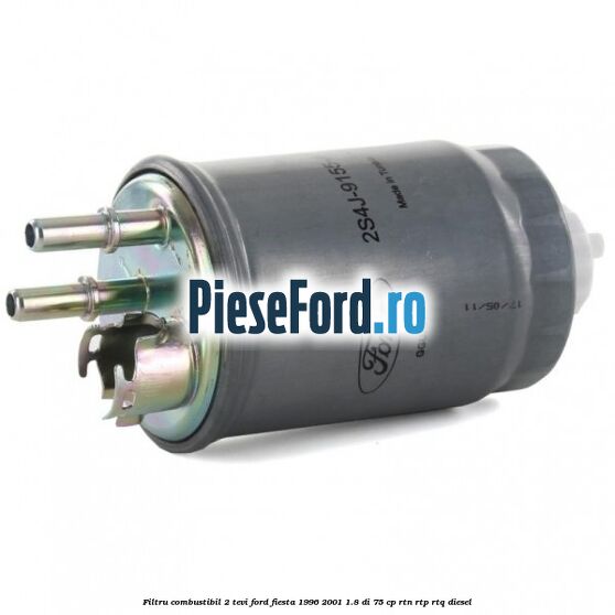 Filtru combustibil 2 tevi Ford Fiesta 1996-2001 1.8 DI 75 cp RTN, RTP, RTQ diesel