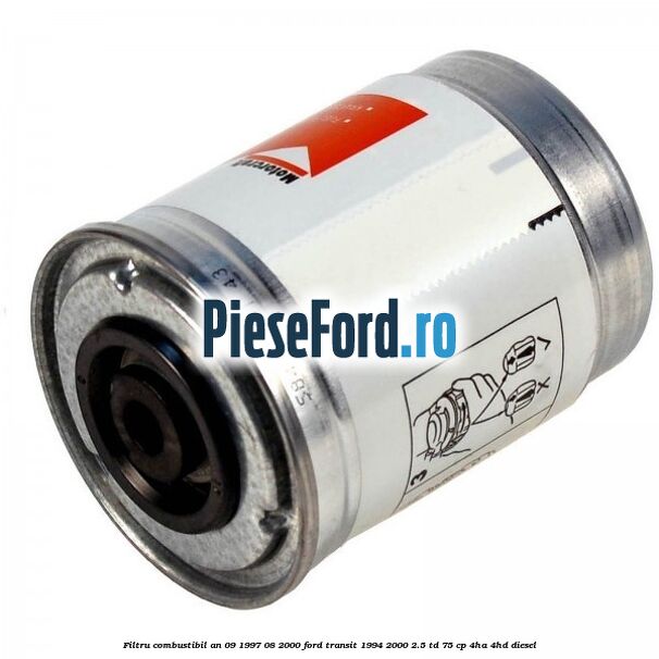 Filtru combustibil an 09/1997-08/2000 Ford Transit 1994-2000 2.5 TD 75 cp 4HA, 4HD diesel