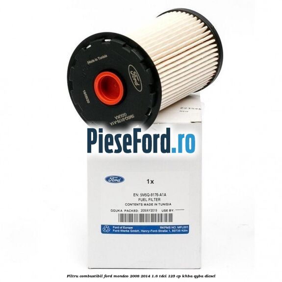 Filtru combustibil Ford Mondeo 2008-2014 1.8 TDCi 125 cp KHBA, QYBA diesel