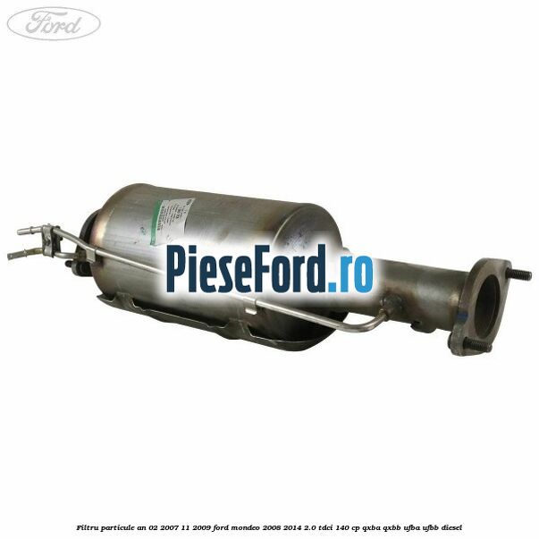 Filtru particule an 02/2007-11/2009 Ford Mondeo 2008-2014 2.0 TDCi 140 cp QXBA, QXBB, UFBA, UFBB diesel