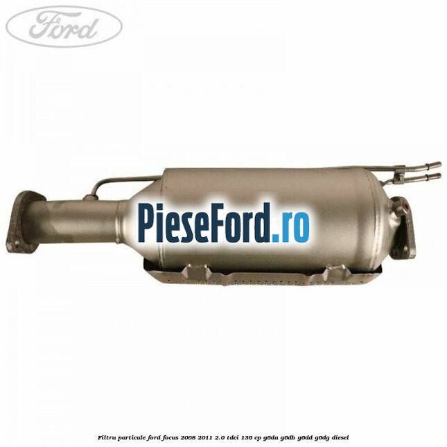 Filtru particule Ford Focus 2008-2011 2.0 TDCi 136 cp G6DA, G6DB, G6DD, G6DG diesel