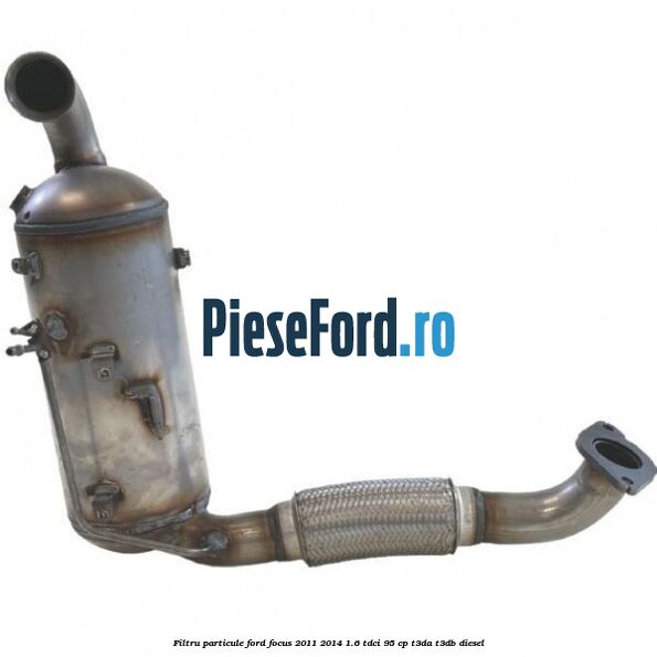 Filtru particule Ford Focus 2011-2014 1.6 TDCi 95 cp T3DA, T3DB diesel