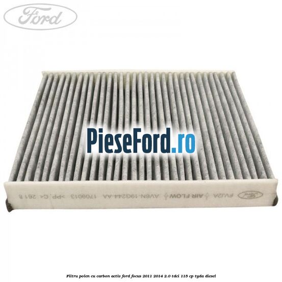 Filtru polen cu carbon activ Ford Focus 2011-2014 2.0 TDCi 115 cp