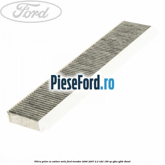Filtru polen cu carbon activ Ford Mondeo 2000-2007 2.2 TDCi 155 cp QJBA, QJBB diesel