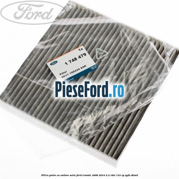 Filtru polen cu carbon activ Ford Transit 2006-2014 2.2 TDCi 110 cp QVFA diesel