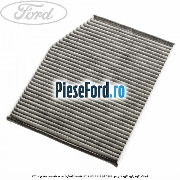 Filtru polen cu carbon activ Ford Transit 2014-2018 2.2 TDCi 125 cp CY14, CYF5, CYFG, USF6 diesel