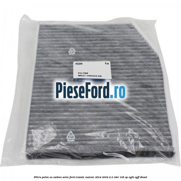 Filtru polen cu carbon activ Ford Transit Custom 2014-2018 2.2 TDCi 125 cp