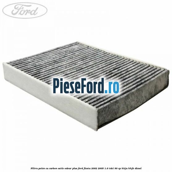 Filtru polen cu carbon activ Odour Plus Ford Fiesta 2002-2005 1.6 TDCi 90 cp HHJA, HHJB diesel