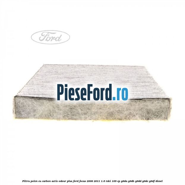 Filtru polen cu carbon activ Odour Plus Ford Focus 2008-2011 1.6 TDCi 109 cp G8DA, G8DB, G8DD, G8DE, G8DF diesel