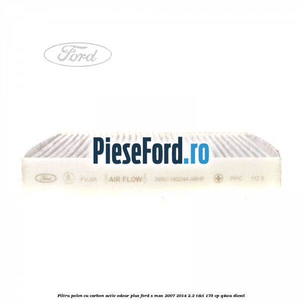 Filtru polen cu carbon activ Odour Plus Ford S-Max 2007-2014 2.2 TDCi 175 cp Q4WA diesel