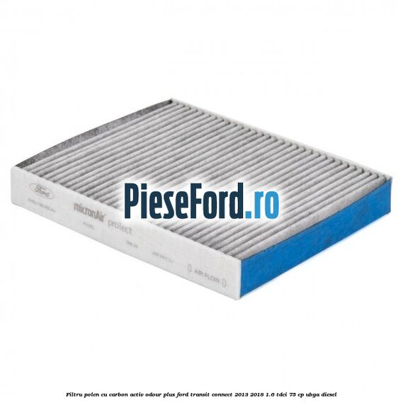 Filtru polen cu carbon activ Odour Plus Ford Transit Connect 2013-2018 1.6 TDCi 75 cp UBGA diesel