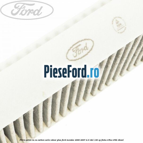 Filtru polen cu cu carbon activ Odour Plus Ford Mondeo 2000-2007 2.0 TDCi 130 cp Filtru polen cu cu carbon activ Odour Plus Ford Mondeo 2000-2007 2.0 TDCi 130 cp FMBA, N7BA, N7BB diesel