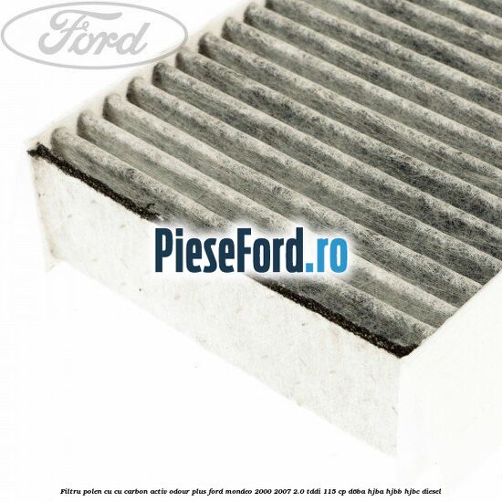 Filtru polen cu cu carbon activ Odour Plus Ford Mondeo 2000-2007 2.0 TDDI 115 cp D6BA, HJBA, HJBB, HJBC diesel