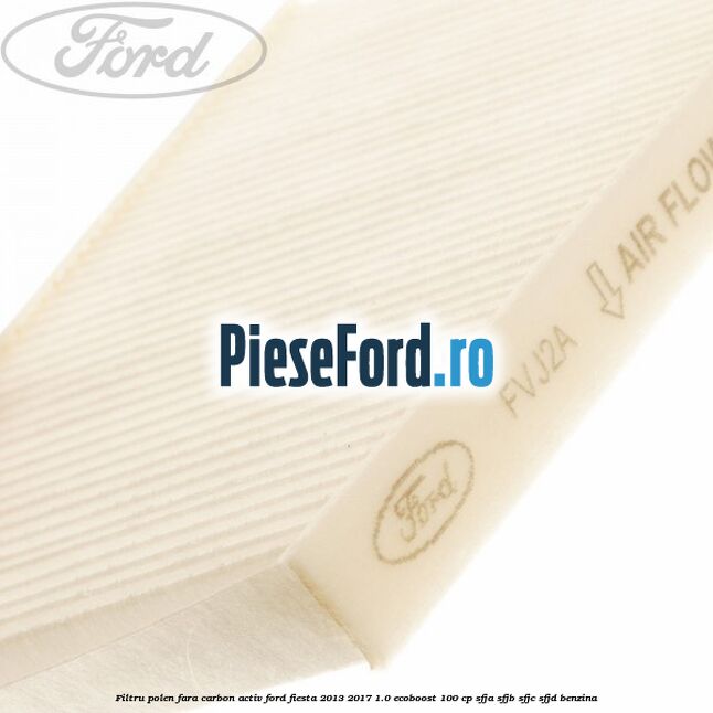 Filtru polen fara carbon activ Ford Fiesta 2013-2017 1.0 EcoBoost 100 cp SFJA, SFJB, SFJC, SFJD benzina