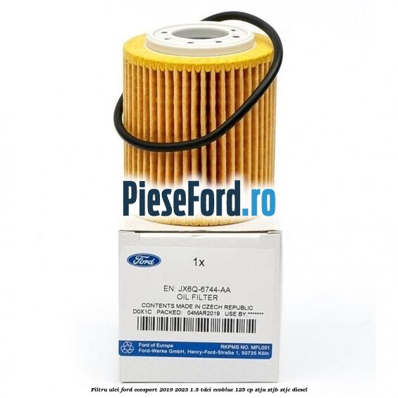 Filtru ulei Ford EcoSport 2019-2023 1.5 TDCi EcoBlue 125 cp