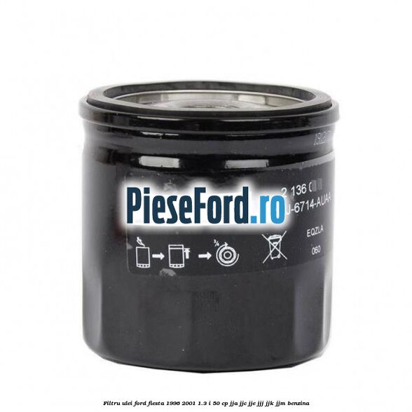 Filtru ulei Ford Fiesta 1996-2001 1.3 i 50 cp JJA, JJC, JJE, JJJ, JJK, JJM benzina