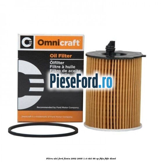 Filtru ulei Ford Fiesta 2002-2005 1.4 TDCi 68 cp F6JA, F6JB diesel