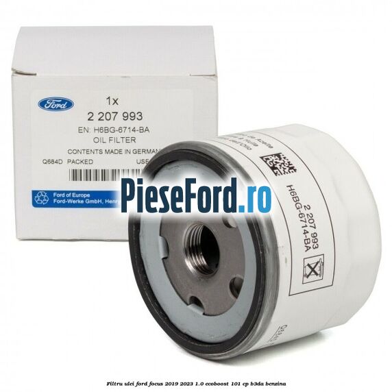 Filtru ulei Ford Focus 2019-2023 1.0 EcoBoost 101 cp Filtru ulei Ford Focus 2019-2023 1.0 EcoBoost 101 cp B3DA benzina
