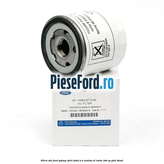 Filtru ulei Ford Galaxy 2015-2023 2.0 EcoBlue Bi-Turbo 240 cp