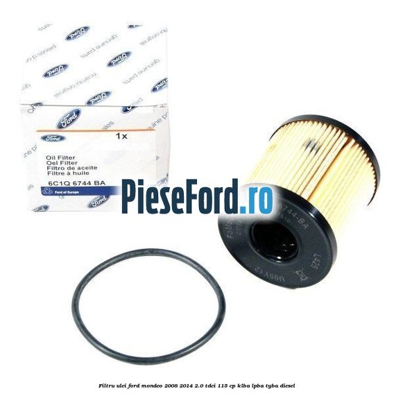 Filtru ulei Ford Mondeo 2008-2014 2.0 TDCi 115 cp Filtru ulei Ford Mondeo 2008-2014 2.0 TDCi 115 cp KLBA, LPBA, TYBA diesel