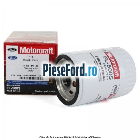 Filtru ulei Ford Mustang 2015-2018 5.0 V8 418 cp Filtru ulei Ford Mustang 2015-2018 5.0 V8 418 cp MF8F benzina
