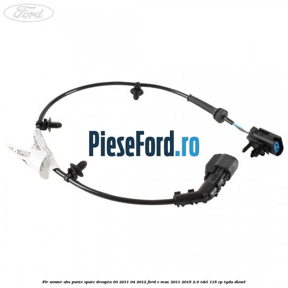 Fir senzor ABS punte spate dreapta 03/2011-04/2012 Ford C-Max 2011-2015 2.0 TDCi 115 cp TYDA diesel