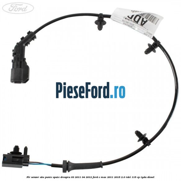 Fir senzor ABS punte spate dreapta 03/2011-04/2012 Ford C-Max 2011-2015 2.0 TDCi 115 cp TYDA diesel