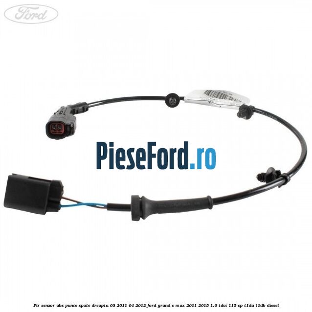 Fir senzor ABS punte spate dreapta 03/2011-04/2012 Ford Grand C-Max 2011-2015 1.6 TDCi 115 cp T1DA, T1DB diesel
