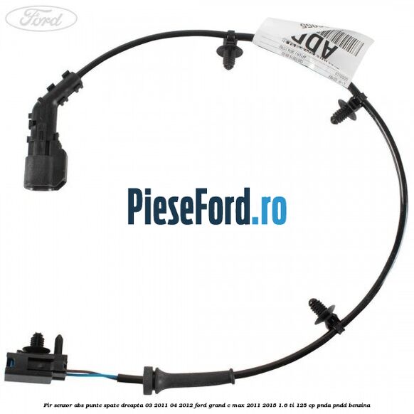 Fir senzor ABS punte spate dreapta 03/2011-04/2012 Ford Grand C-Max 2011-2015 1.6 Ti 125 cp PNDA, PNDD benzina