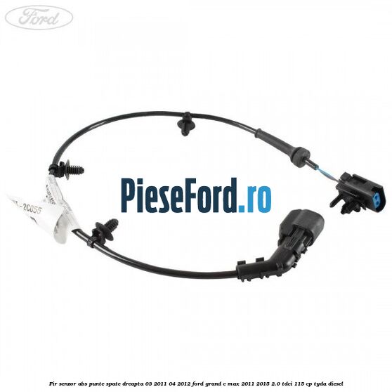 Fir senzor ABS punte spate dreapta 03/2011-04/2012 Ford Grand C-Max 2011-2015 2.0 TDCi 115 cp TYDA diesel