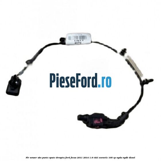 Fir senzor ABS punte spate dreapta Ford Focus 2011-2014 1.6 TDCi ECOnetic 105 cp NGDA, NGDB diesel