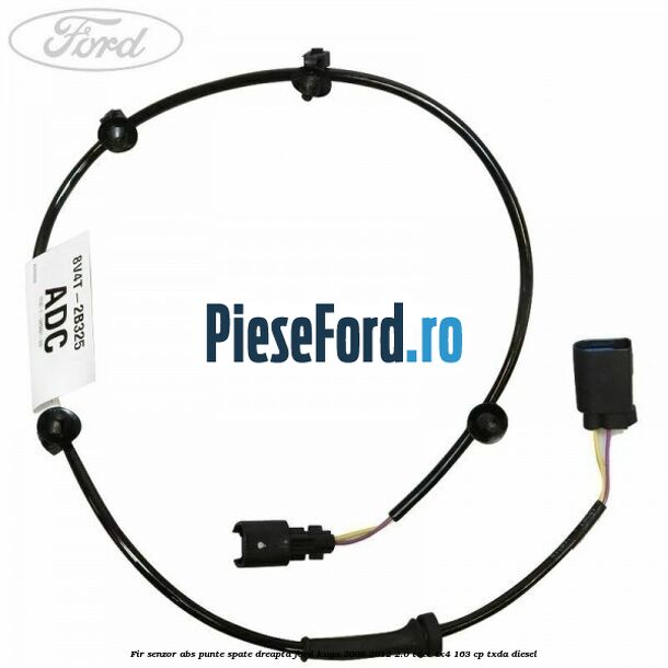 Fir senzor ABS punte spate dreapta Ford Kuga 2008-2012 2.0 TDCI 4x4 163 cp Fir senzor ABS punte spate dreapta Ford Kuga 2008-2012 2.0 TDCI 4x4 163 cp TXDA diesel