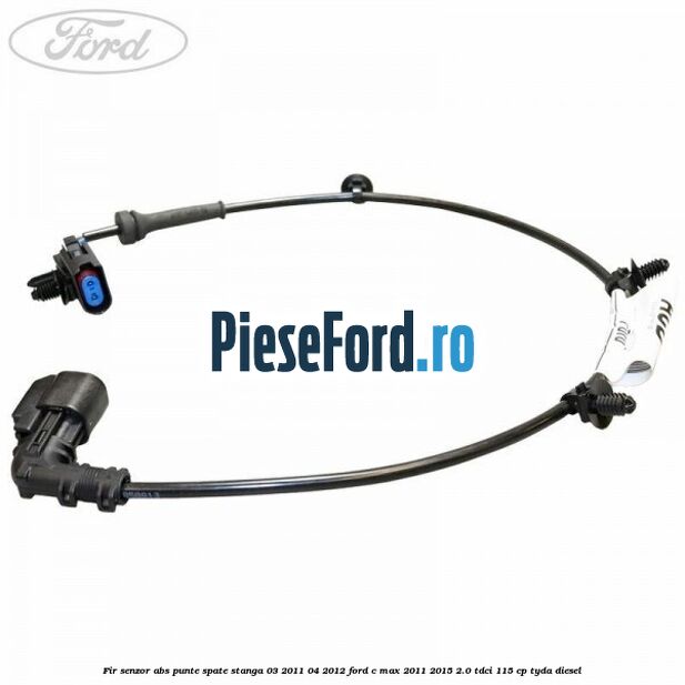 Fir senzor ABS punte spate stanga 03/2011-04/2012 Ford C-Max 2011-2015 2.0 TDCi 115 cp TYDA diesel