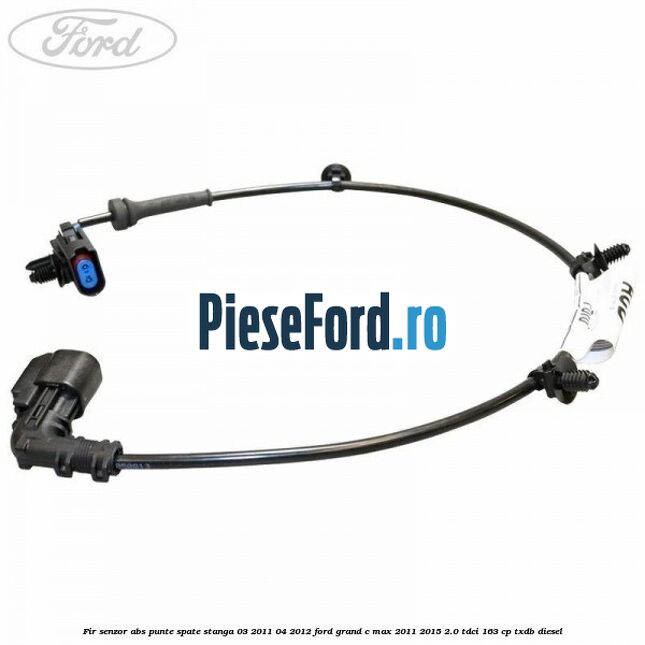 Fir senzor ABS punte spate stanga 03/2011-04/2012 Ford Grand C-Max 2011-2015 2.0 TDCi 163 cp TXDB diesel