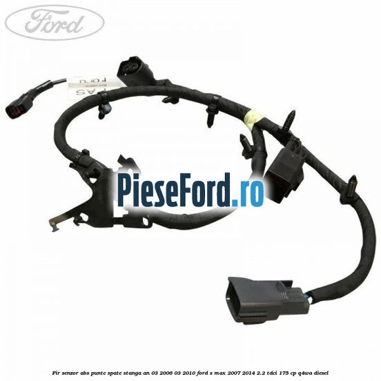 Fir senzor ABS punte spate stanga an 03/2006-03/2010 Ford S-Max 2007-2014 2.2 TDCi 175 cp Q4WA diesel