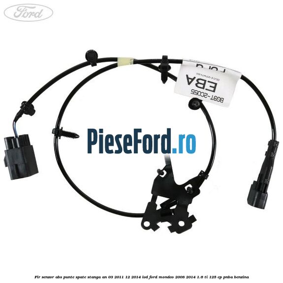 Fir senzor ABS punte spate stanga an 03/2011-12/2014 IVD Ford Mondeo 2008-2014 1.6 Ti 125 cp PNBA benzina