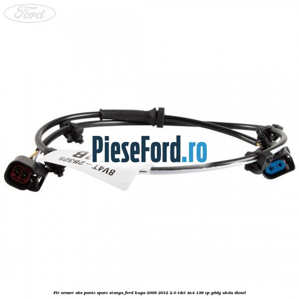 Fir senzor ABS punte spate stanga Ford Kuga 2008-2012 2.0 TDCi 4x4 136 cp G6DG, UKDA diesel