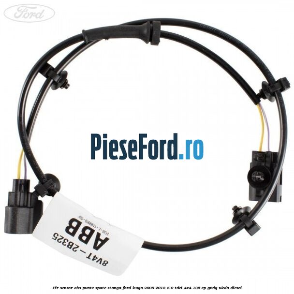 Fir senzor ABS punte spate stanga Ford Kuga 2008-2012 2.0 TDCi 4x4 136 cp G6DG, UKDA diesel
