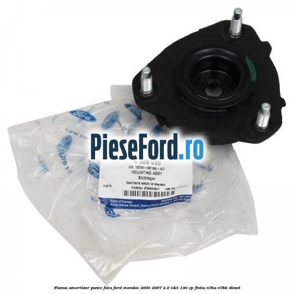 Flansa amortizor punte fata Ford Mondeo 2000-2007 2.0 TDCi 130 cp Flansa amortizor punte fata Ford Mondeo 2000-2007 2.0 TDCi 130 cp FMBA, N7BA, N7BB diesel