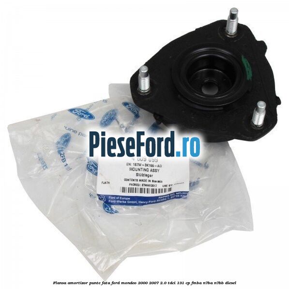 Flansa amortizor punte fata Ford Mondeo 2000-2007 2.0 TDCi 131 cp FMBA, N7BA, N7BB diesel