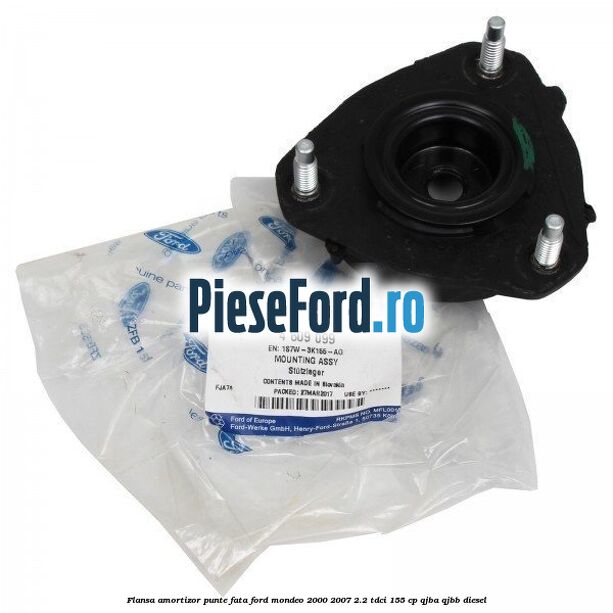 Flansa amortizor punte fata Ford Mondeo 2000-2007 2.2 TDCi 155 cp QJBA, QJBB diesel
