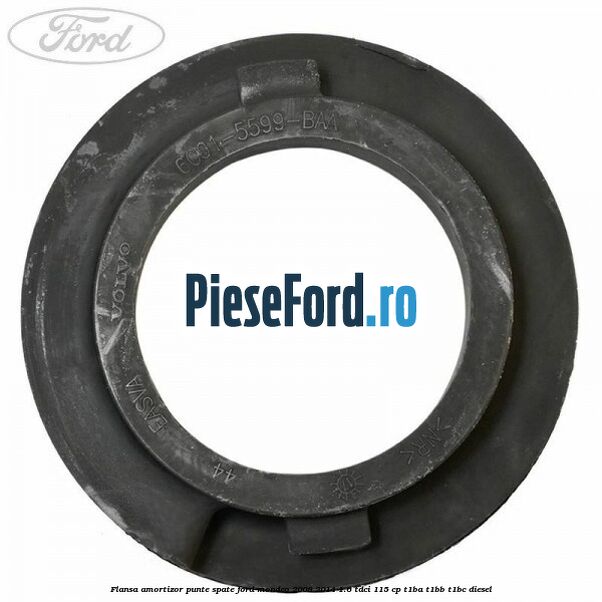 Flansa amortizor punte spate Ford Mondeo 2008-2014 1.6 TDCi 115 cp T1BA, T1BB, T1BC diesel