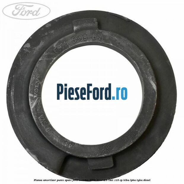 Flansa amortizor punte spate Ford Mondeo 2008-2014 2.0 TDCi 115 cp Flansa amortizor punte spate Ford Mondeo 2008-2014 2.0 TDCi 115 cp KLBA, LPBA, TYBA diesel