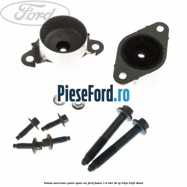 Flansa amortizor punte spate set Ford Fusion 1.6 TDCi 90 cp HHJA, HHJB diesel
