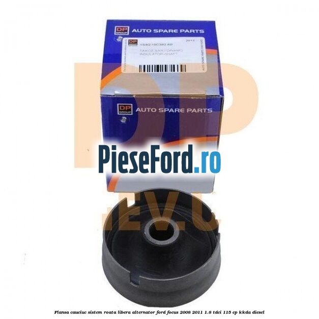 Flansa cauciuc sistem roata libera alternator Ford Focus 2008-2011 1.8 TDCi 115 cp KKDA diesel